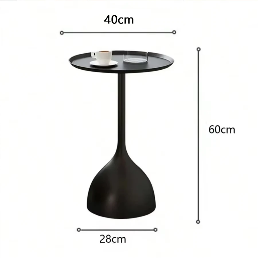 Sofa Small Side Table Nordic Coffee Table  SimpleIron Art Small Round  Bedside Table Mesa for Front Door  Livingroom