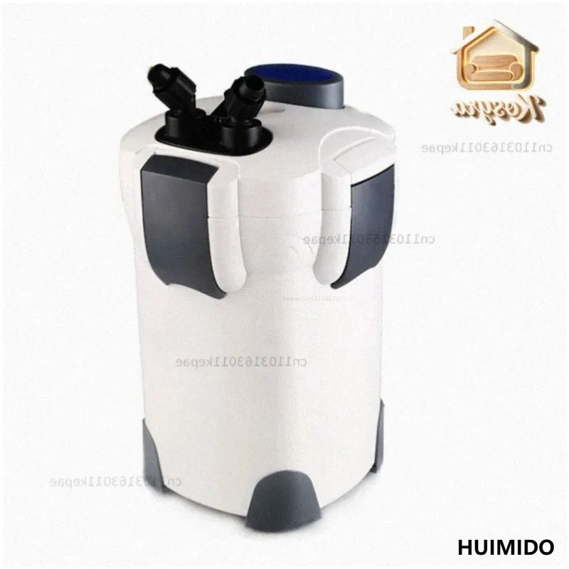 220V 35W 1400L/H Three-layer External Filter Barrel Fish Tank Filter Aquarium Fish Pond Filter For 1-1.2m Fish Tank With UV Lamp