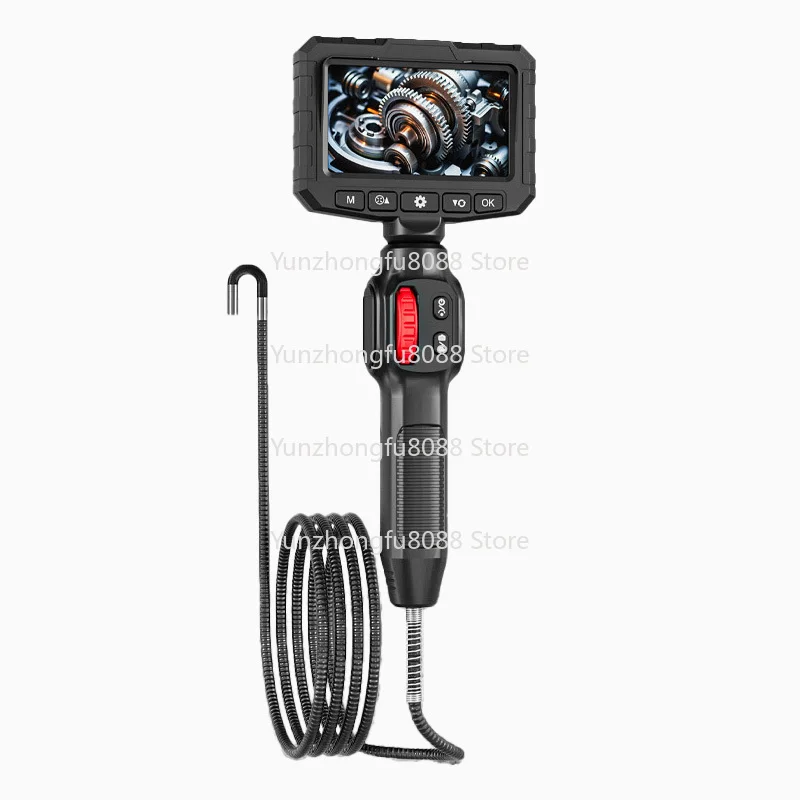 360 Degree 2MP High Definition Industrial Endoscope 3.9/6 Mm Single Lens for Automotive Pipe Inspection Sewer Camera Pipe Mirror
