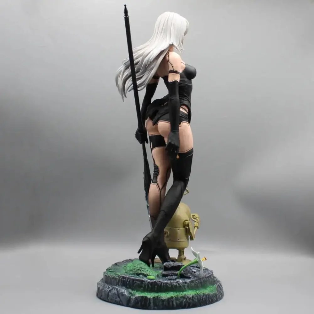 Play Arts Kai NieR:Automata 2, modelo de figura de acción, modelo de PVC móvil, edición Deluxe, tipo B, 2B, juguetes articulados, regalo, 50cm