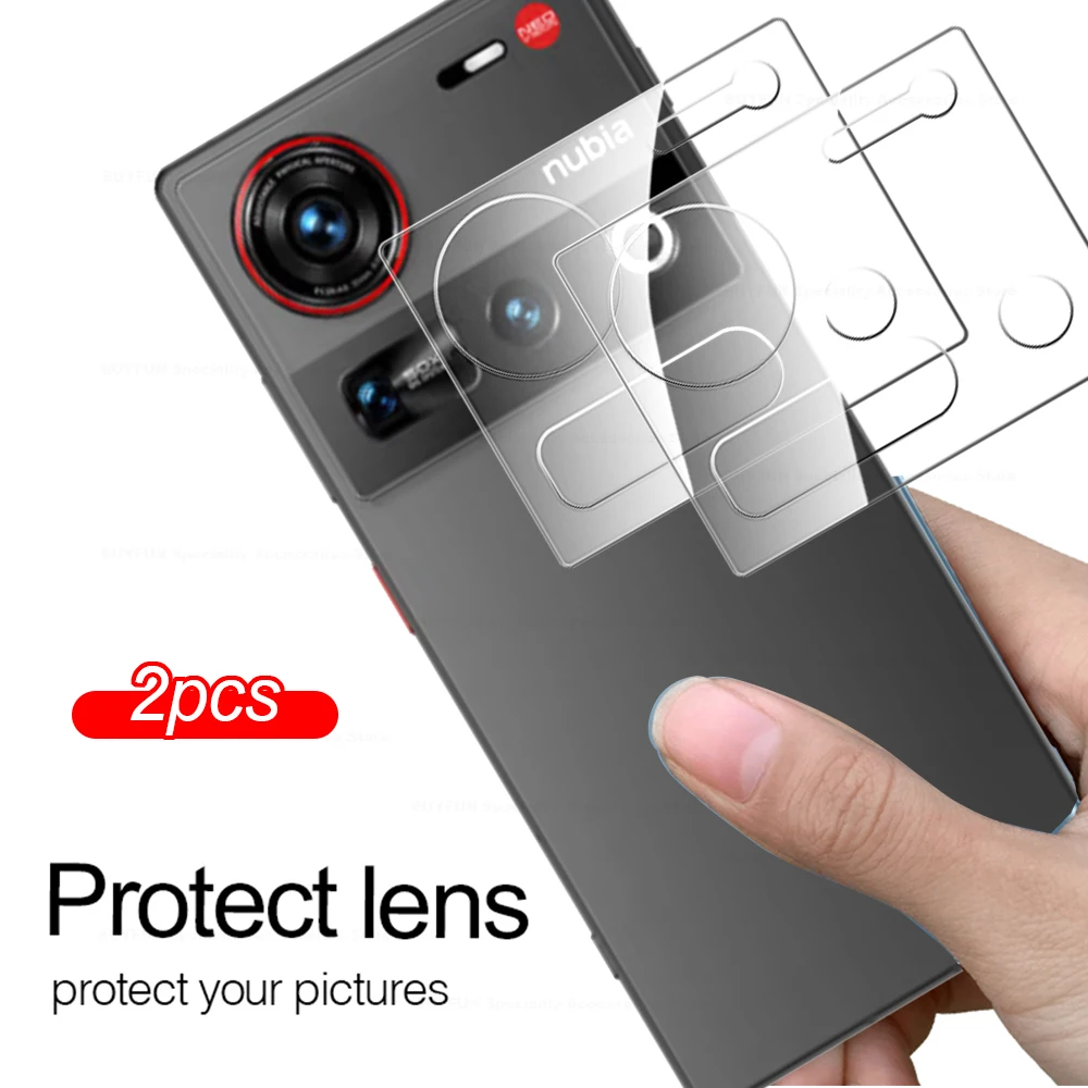 2Pcs 3D 9H Tempered Glass Camera Protector For ZTE nubia Z70 Ultra Lens Film NubiaZ70Ultra nubia Z70Ultra Z 70 Ultra 5G 6.85inch