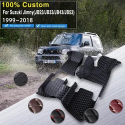 Car Mats For Suzuki Jimny JB23 JB33 JB43 JB53 1999~2018 Waterproof Car Floor Mats Car Foot Mat Tapete Para Piso Car Accessories