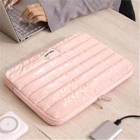 2025 Puffy Laptop Sleeve Cover Bag 13 14  Inch Candy Color Computer Carrying Case Bags for Ipad Macbook Asus HP Lenovo