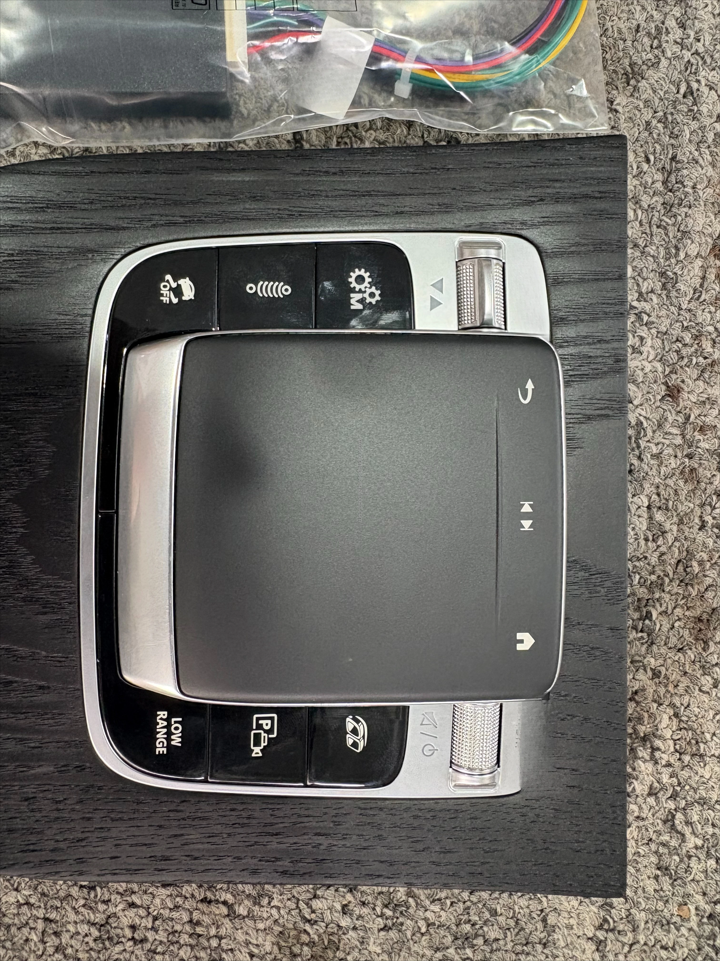 2019-2024 for  W463 W464 Upgraded 2026 W465 Black Wood Grain Central Control Touch Mouse
