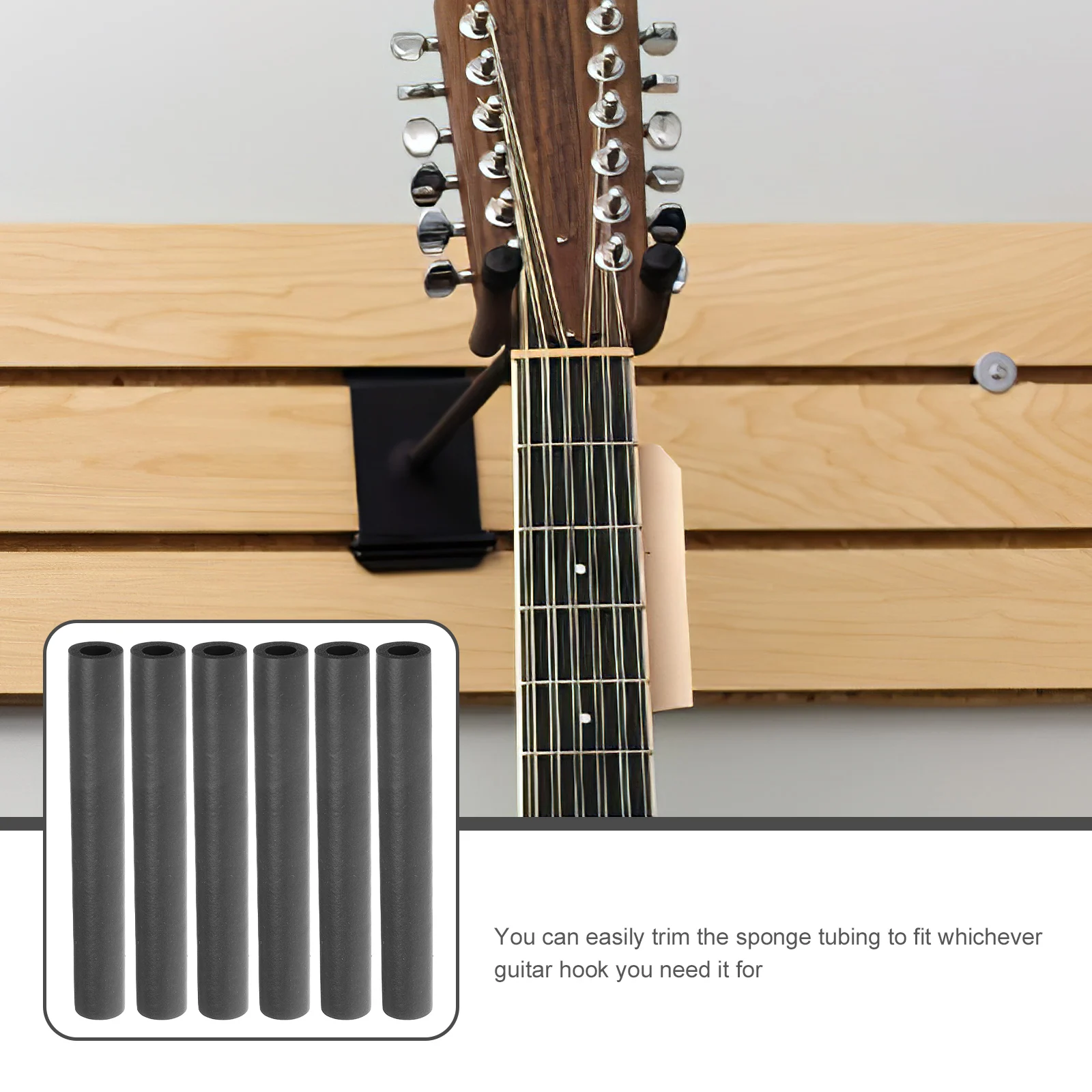

Versatile Guitar Hook Cover 20Pcs Sponge Sleeve Wall Mount Accessory For Guitar Hangers And Violins