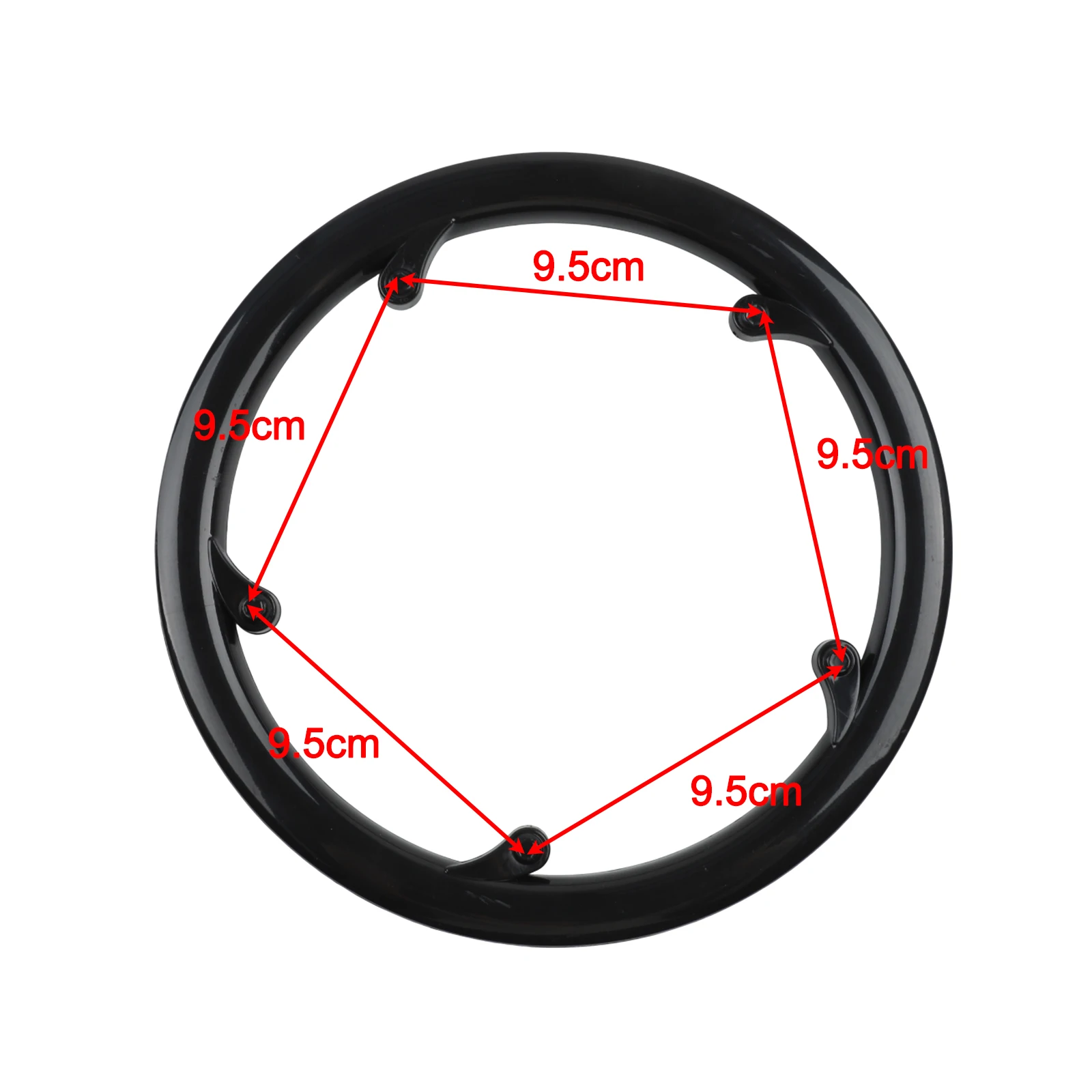 

Пластиковый защитный чехол для велосипедной цепи для шатунов 48T с защитой от 45 отверстий, подходит для горных складных велосипедов