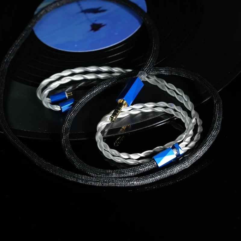 Culemi-QA Ultra Premium High-Resolution HiFi-Kabel 0,78 2pin/MMCX/IE900/Dual auf 4,4mm/4pin XLR für HIFIMAN Explorer DaVinci – Detail 8