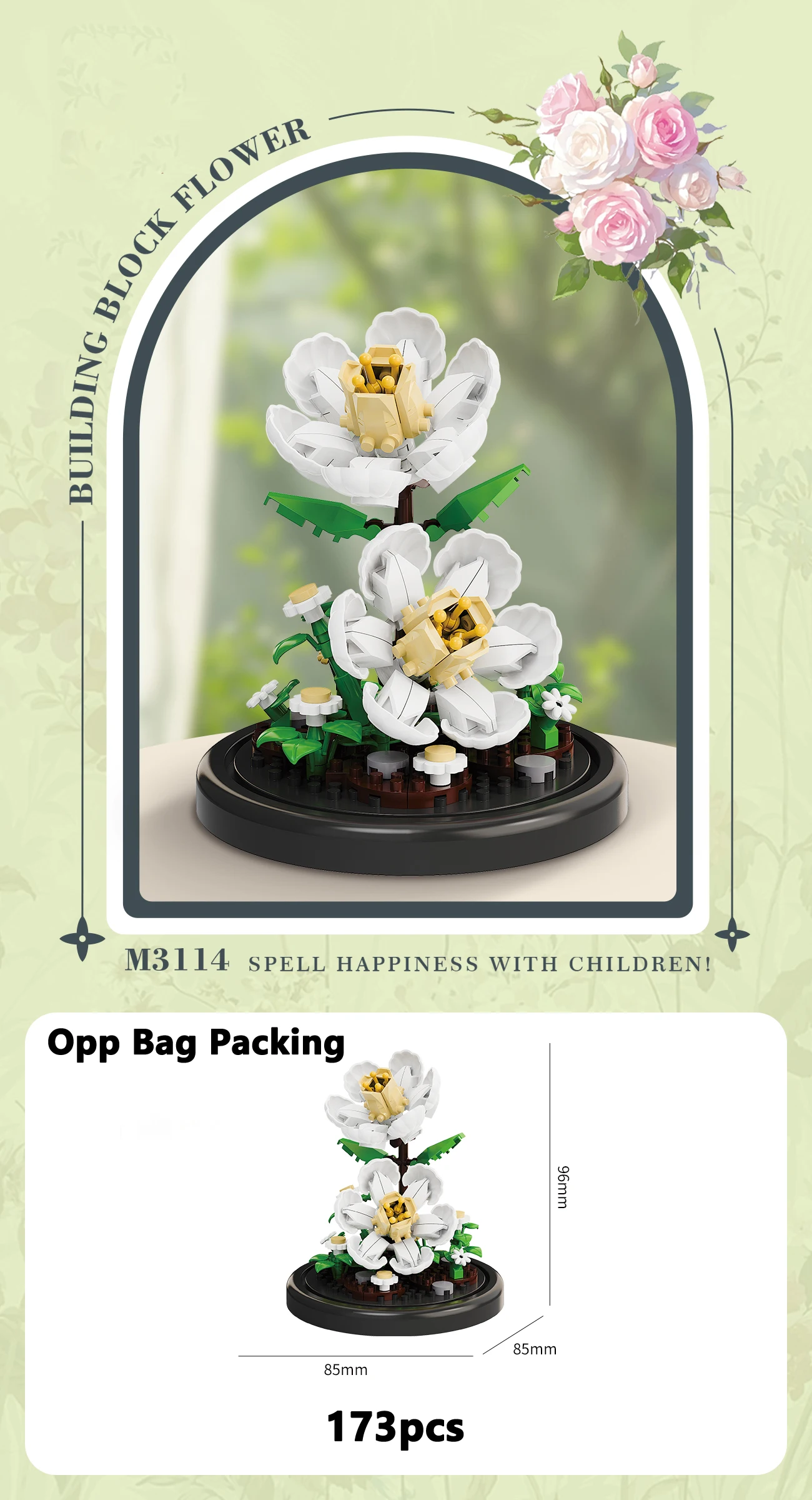 Eeuwige Bloemboeket Bonsai Potplant Micro Bouwstenen Model Woondecoratie Puzzel Speelgoed Kinderen Verjaardag Kerstcadeaus