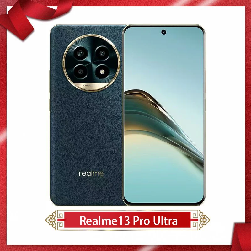 هاتف محمول Realme 13 Pro Ultra 5G جديد بشاشة 6.7 بوصة OLED Snapdragon7s Gen2 5200 Mah 45W كاميرا فائقة الشحن 50 ميجابكسل NFC OTA