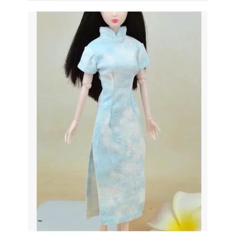 Autonomous design handmade Gifts For Girls Doll Sexy Cheongsam Dress Pretty Clothes For BB 1:6 Doll BBI00189