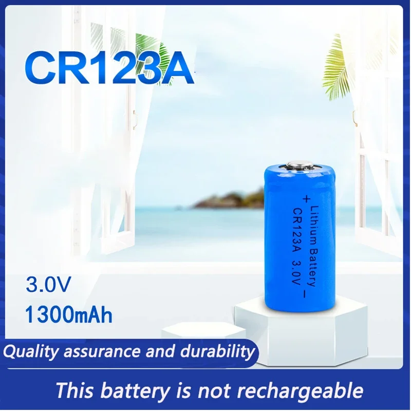 PURFIELD  CR123A Lithium battery CR 123A CR17345 16340 3v Non-rechargeable Batteries for Gas meter wireless Door Alarm camera