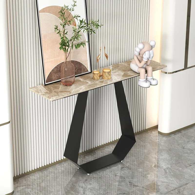 

Midcentry Vintage Console Table Nordic Modern Lobby Luxury Console Table Hallliving Room Furniture Way Entrance Wohnzimmer Tisch