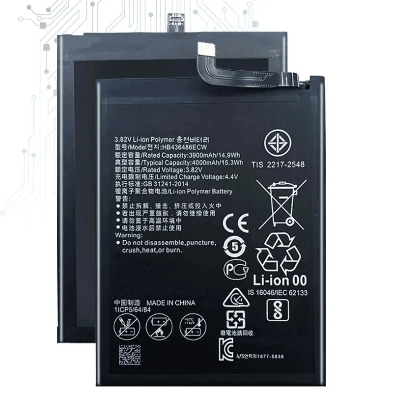 HB436486ECW Replacement Battery For Huawei Mate10Pro/Mate20/P20Pro