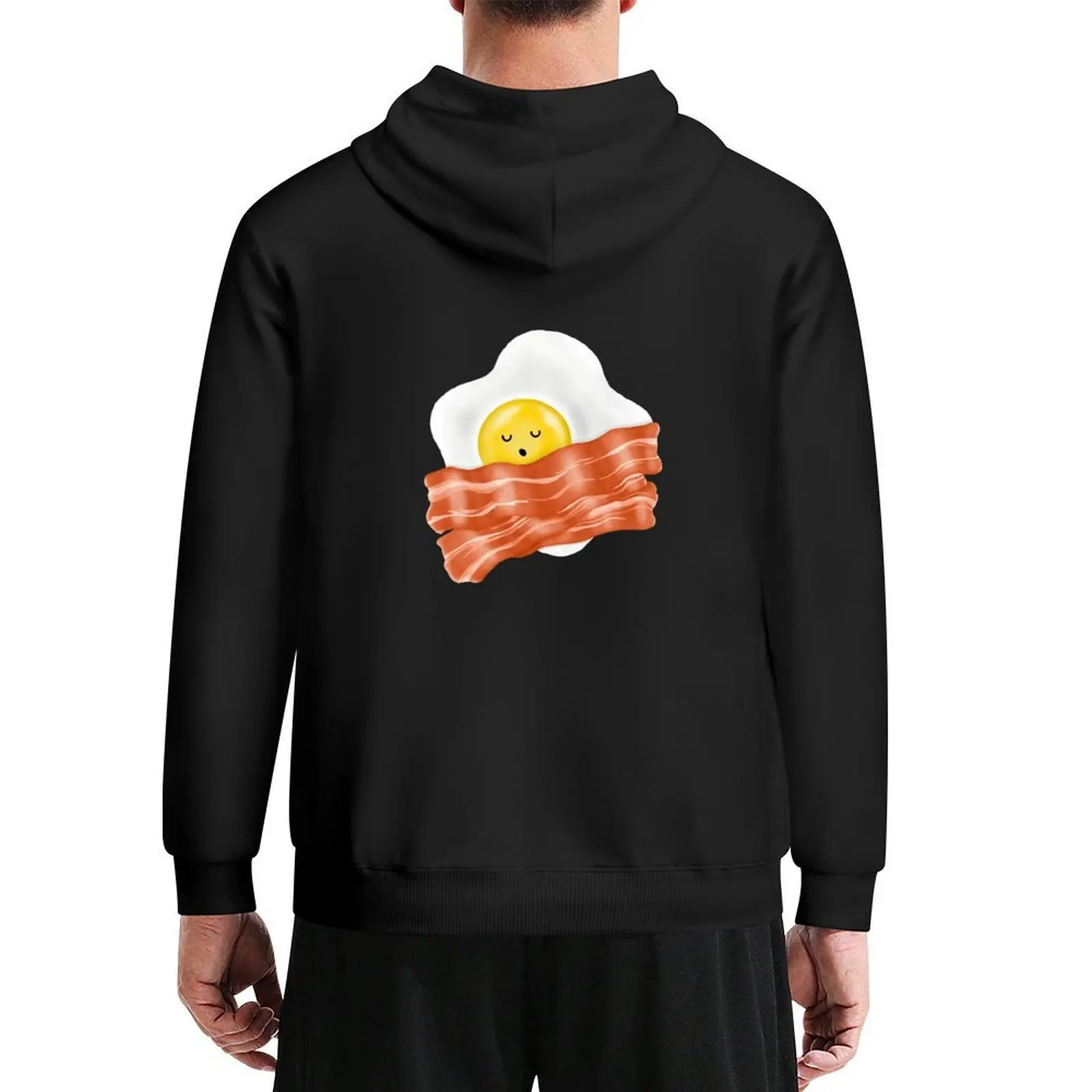 

Sleeping Egg on Bacon Blanket Hoodie men's clothing autumn new products men's sweat-shirt set hoodie oversize