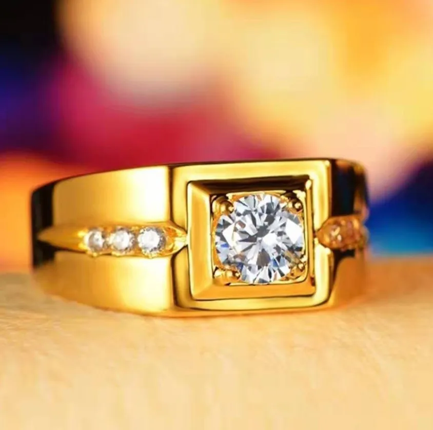 Hot Sale Unisex Ring Women Men Silver Color Inlaid Crystal Rhinestone Zircon Metal Ring for Party Jewelry Size 6-13
