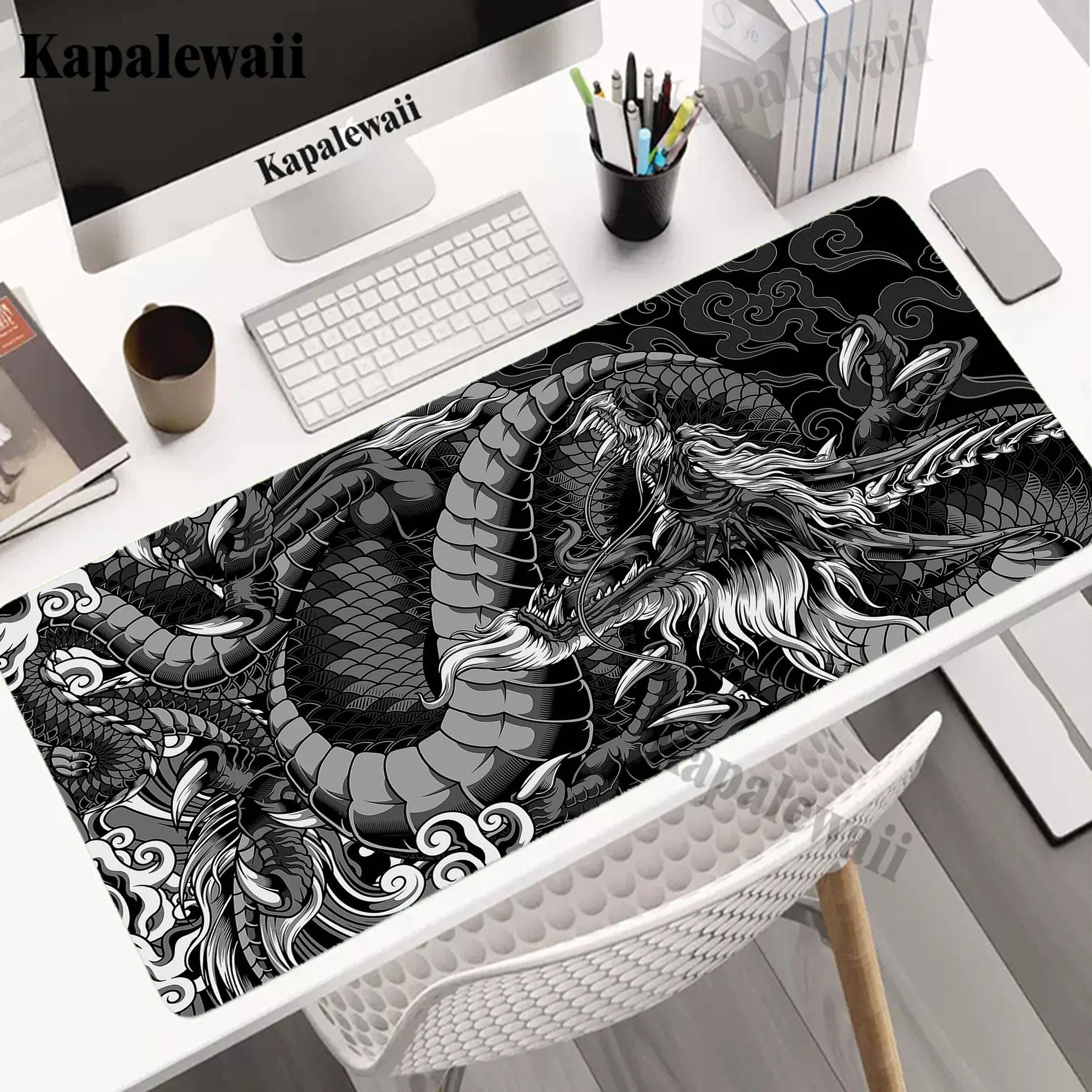 

90x40cm Dragon Gamer Mouse Pad Anti-slip Mousepads Locking Edge Mouse Mat Gaming Mousepad Notebook Keyboard Pads Tapis De Souris