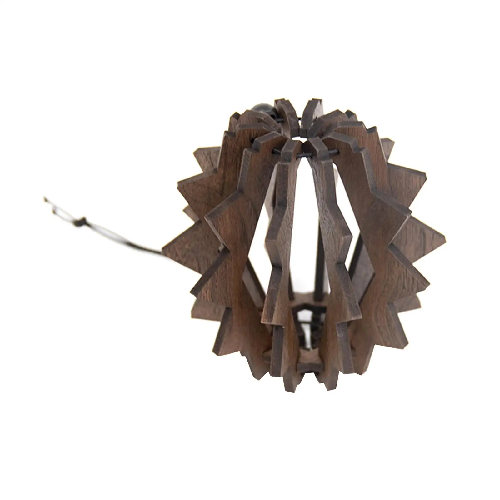 Camping Lampshade Light Cover Easy to Install Portable Elegant Add Artistic Atmosphere Multipurpose Wood Lamp Cover