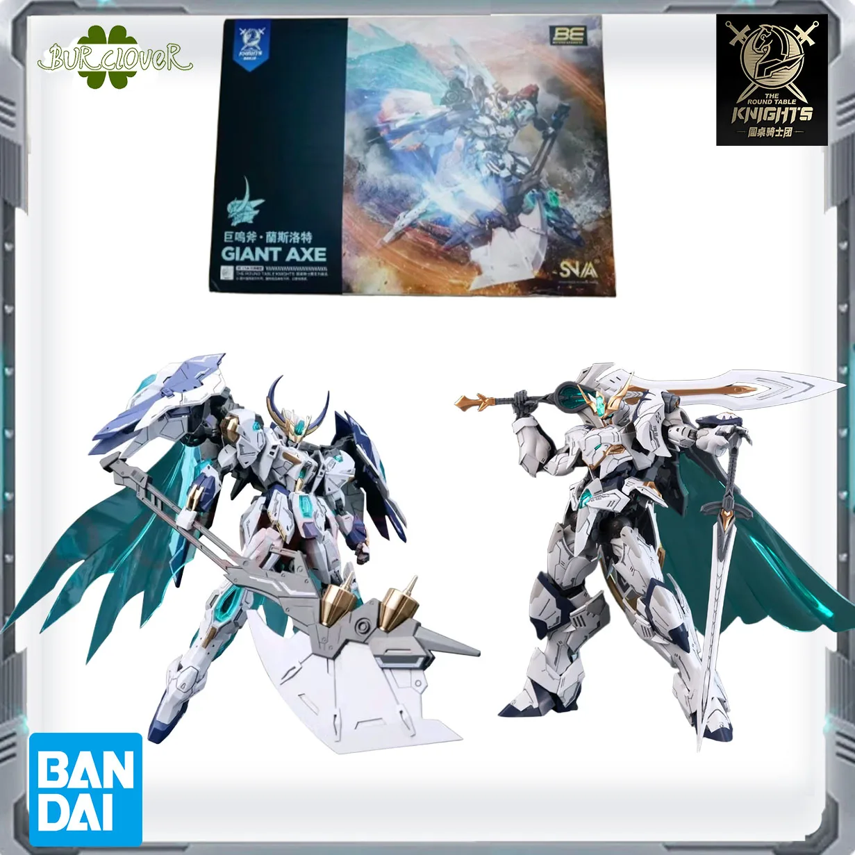 SNAA فرسان الطاولة المستديرة SC-009-DIVINE INVOKER-Percival GIGANTIC SWORD GIANT AX أنيمي تمثال أطقم منمذجة جمع اللعب