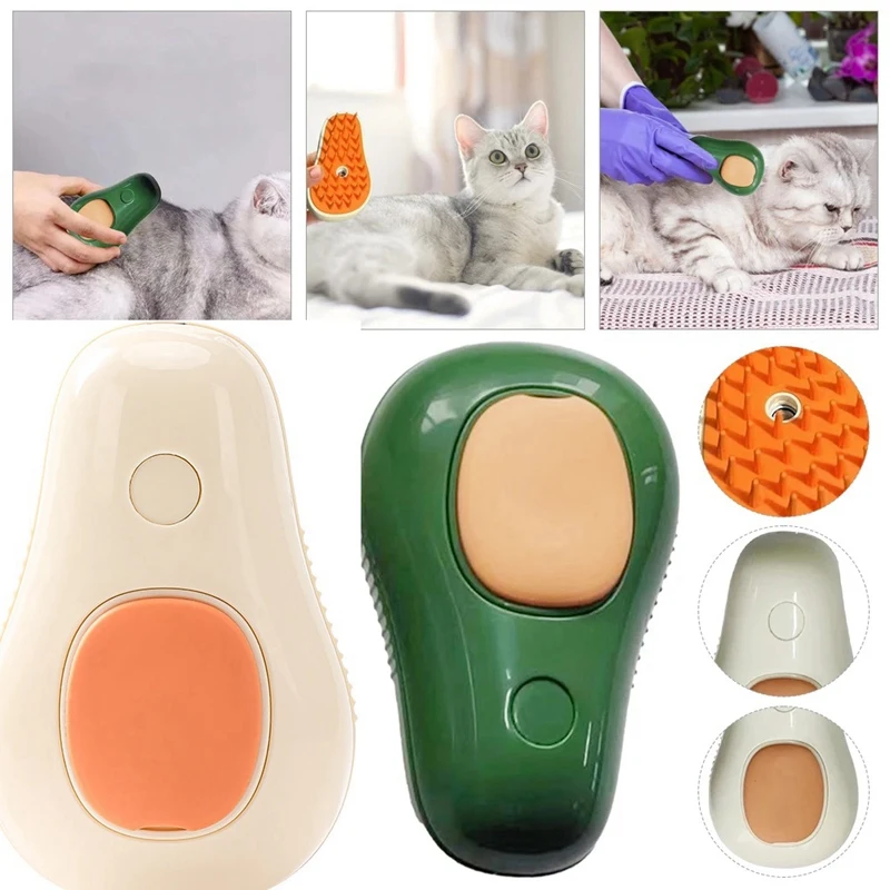 Cat Steam Brush Electric Spray Cat Hair Brush Pet Dog Steamer Brush Cat Massage Pet Grooming Cat Hair Brush Pet Product