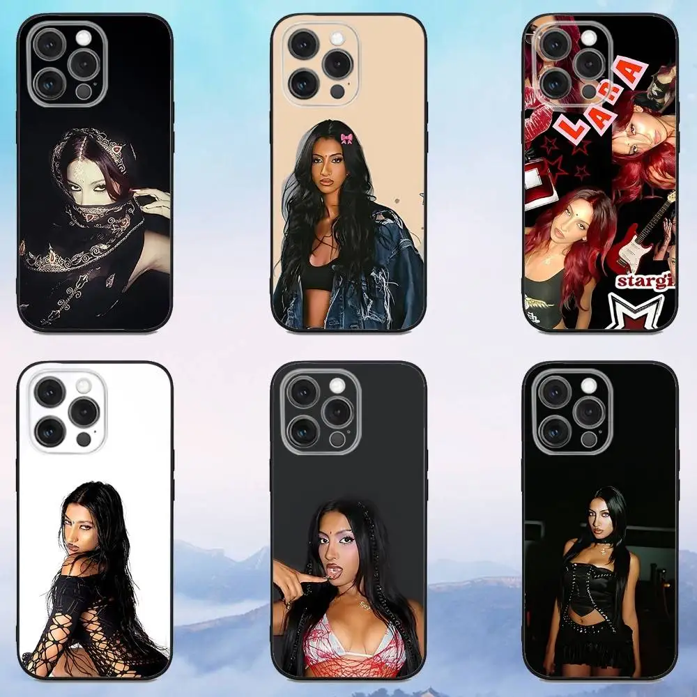 

L-Lara Singer R-Raj Phone Case For iPhone 17,16,15,14,13,12,Pro,Max,Plus,E,SE4,Air,Mini Black Soft Cover