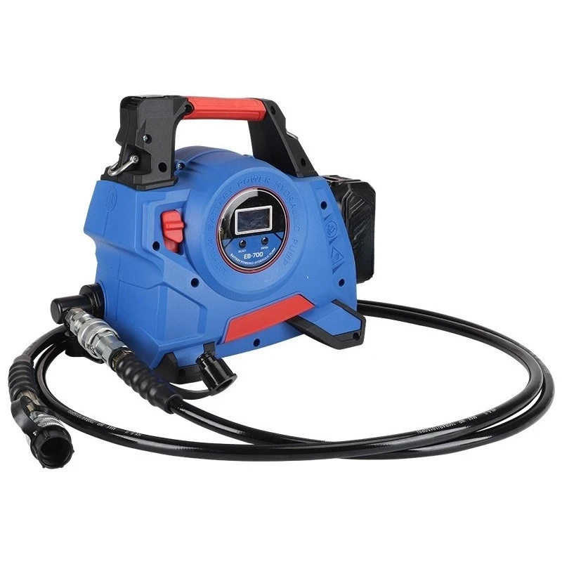 

Rechargeable hydraulic pump, ultra-high pressure with digital display 70MPA portable electric hydraulic pump station