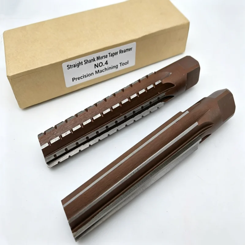 Morse taper manual reamer MT0-MT5,9Sicr  Rough and Fine combination reamer, used for manual metal deburring and hole expansion view 4