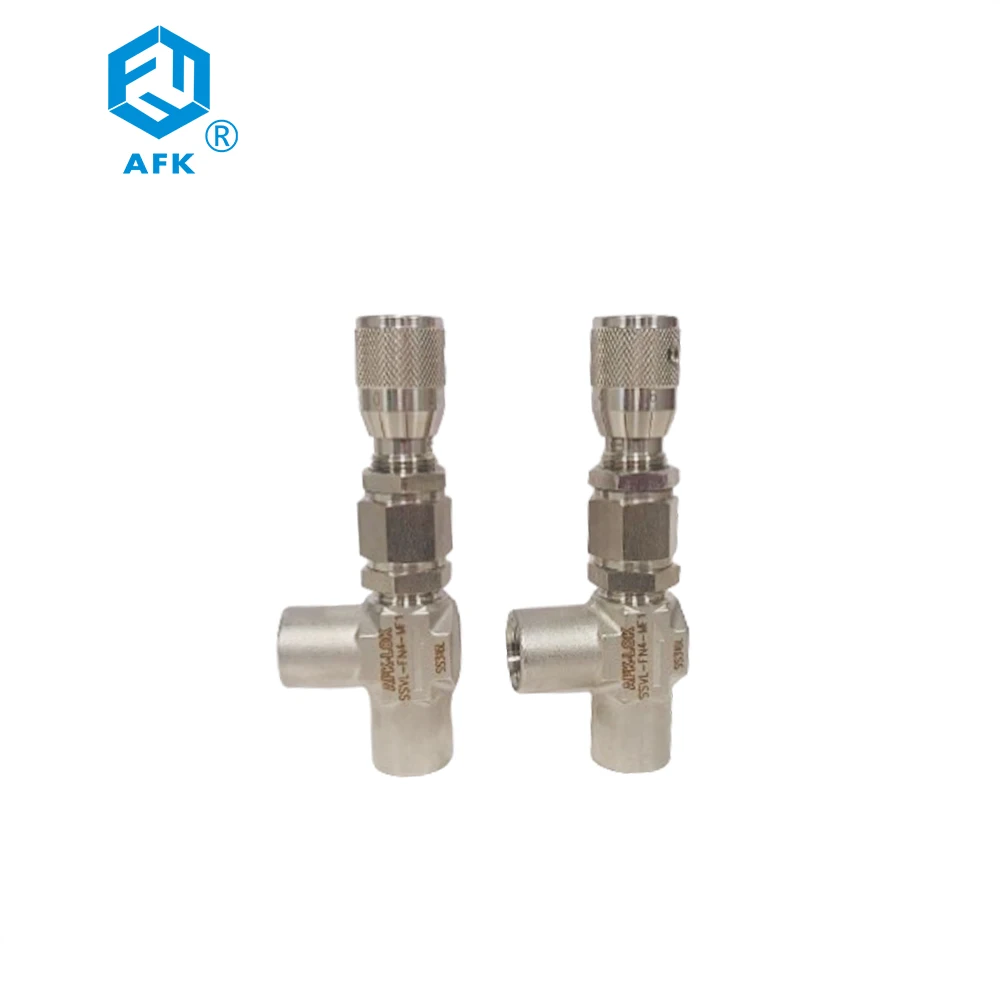 AFKLOK Stainless Steel SS316 Female Tube Union Trimming Valve Micro Regulating Valve Metering Control Valve