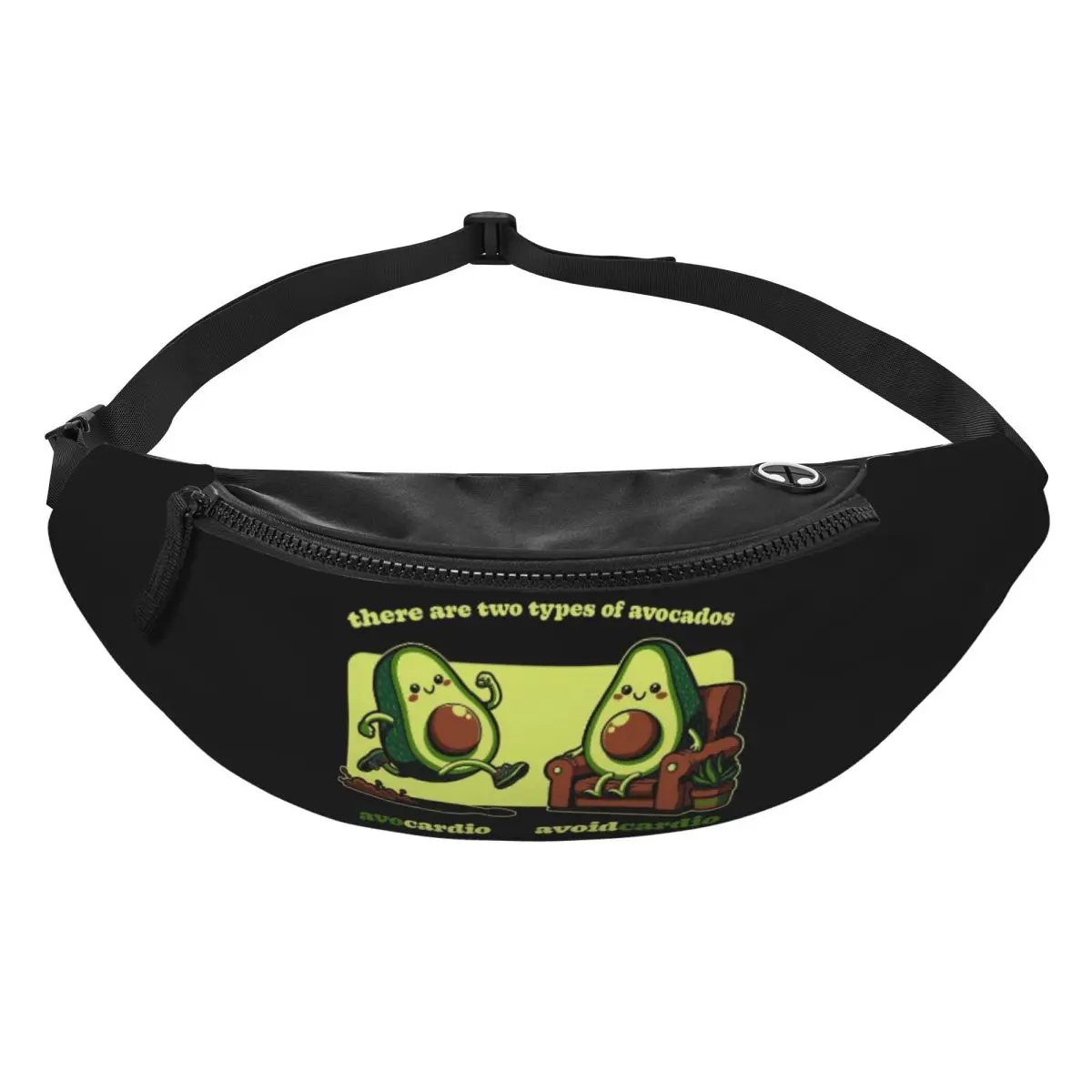 

Поясная сумка Avocardio Avocado Cardio для мужчин и женщин, регулируемая поясная сумка через плечо, дорожная сумка для телефона для бега