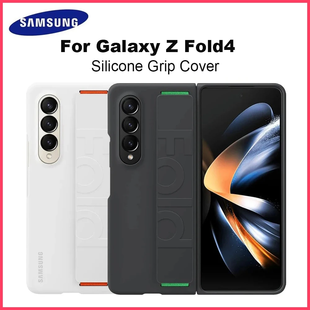 Original Samsung Galaxy Z Fold4 Official Silicone Grip Cover for Galaxy Z Fold4 Z Fold 4 Protective Phone Case