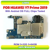 Original Unlocked Motherboard For Huawei Y7 Prime 2019 Mainboard DUB-LX1 Android OS Installed Logic Board Full Chips Tested