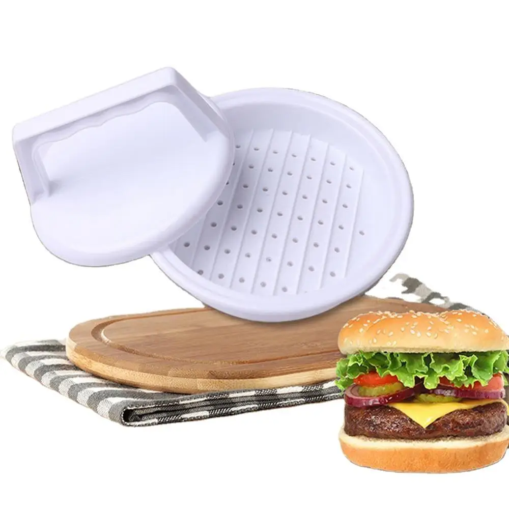 1pc Plastic Hamburger Press Stuffed Burger Press Plastic Meat Grill Party BBQ Burger Maker Mould Hamburger Maker Kitchen Tool