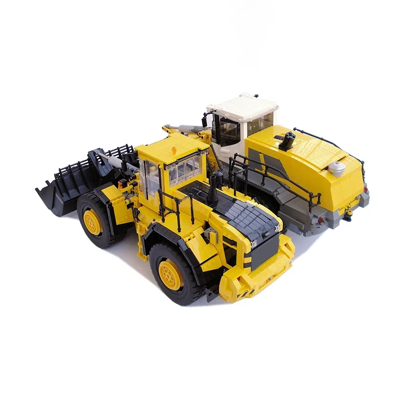 ตัวต่อ MOC รถตักล้อยาง Volvoed 1568 ชิ้น แบบจำลองทางเทคนิค ของเล่นประกอบเอง ของขวัญคริสต์มาส ของเล่น DIY สำหรับเด็ก ของขวัญวันเกิด