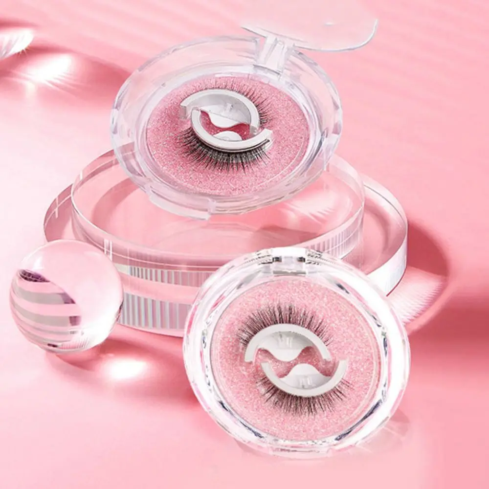 Avec ruban de rechange auto-adhésif faux cils maquillage réutilisable sans colle faux cils longue durée moelleux