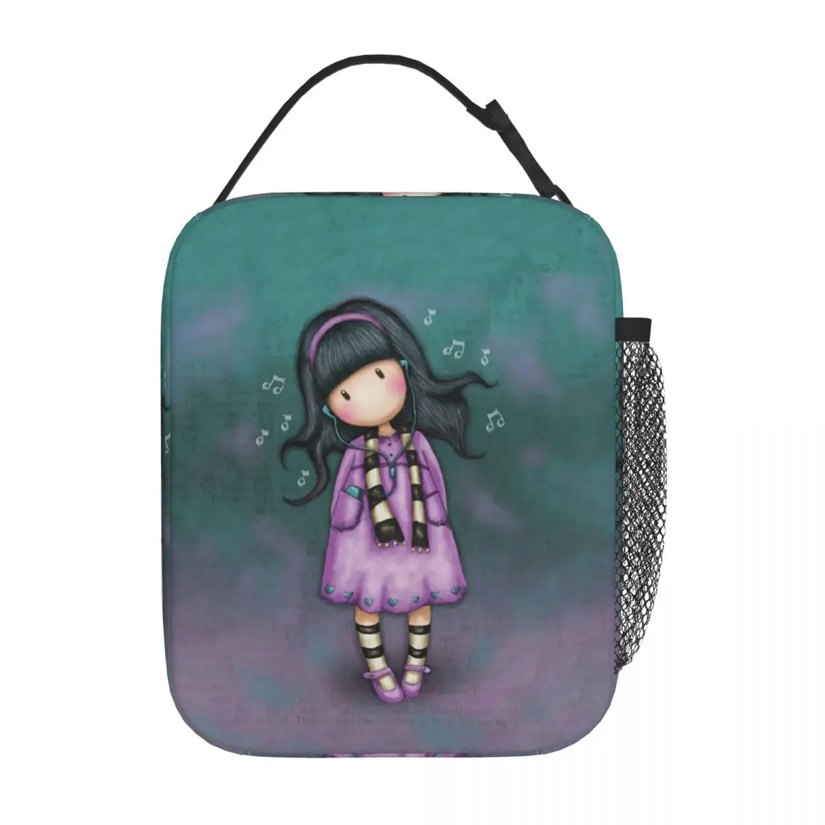 Santoro Gorjuss Doll Insulated Lunch Bag Thermal Bag  Lunch Container Little Song Large Tote Lunch Box Food Handbags Outdoor