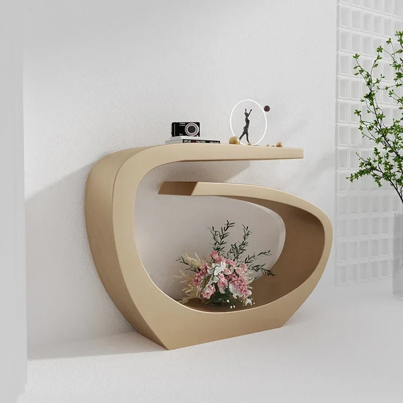 

Creative Entrance Cabinet Modern Minimalist Paint Side View Sets