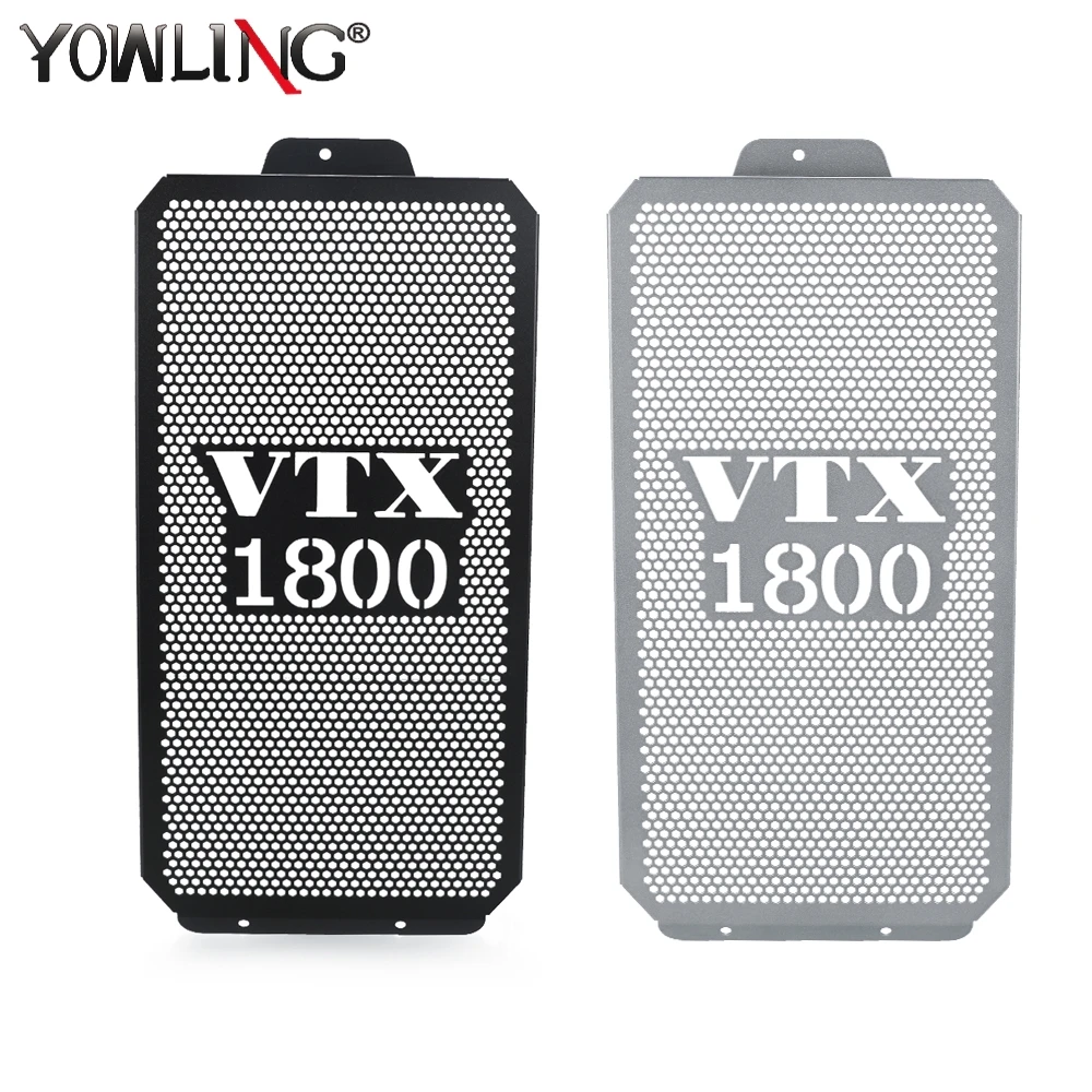 

For VTX1800 C F N R S T 2002--2004-2005-2006-2007-2008 Motorcycle Radiator Grill Guard Grille Protection Cover Net Mesh VTX 1800