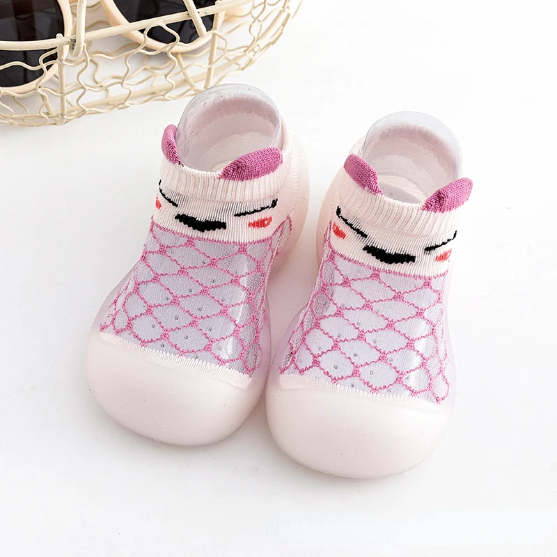 Baby Toddler Shoes Summer Baby Shoes Soft Bottom Non-slip Indoor Boys and Girls Mesh Shoes 0-1 Years Old Toddler Sandals