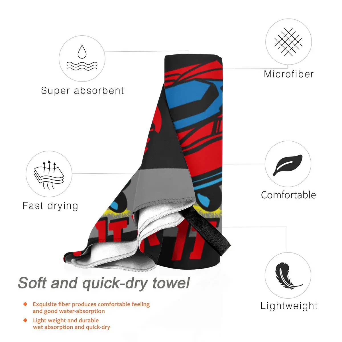 Beyblade Burst Let It Rip Beach Towel Soft Microfiber Quick Dry Absorbent Quick Towels For Bath