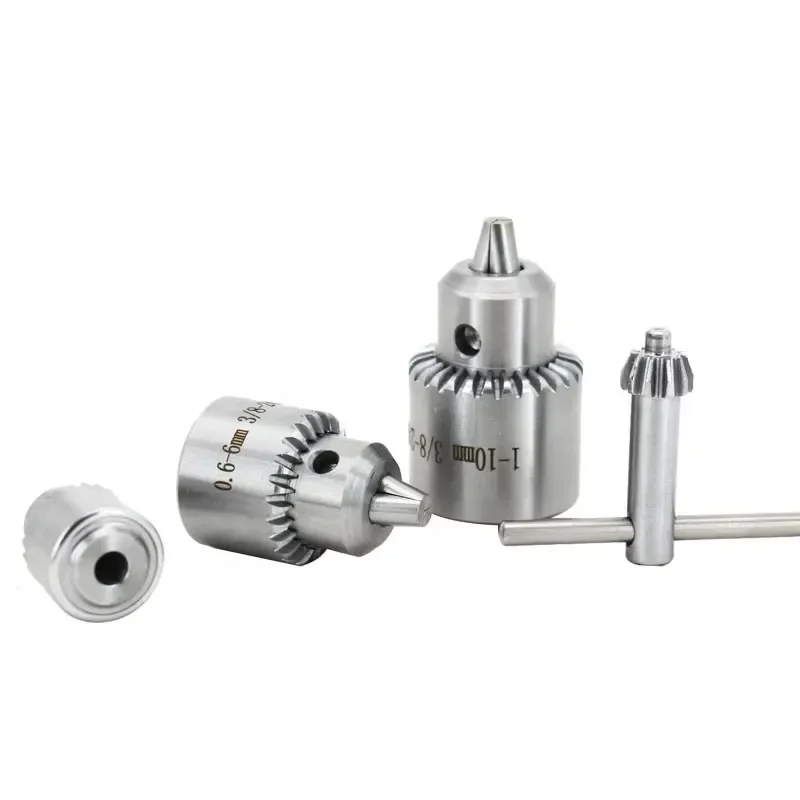 0.6-6mm Drill Chuck   Stainless Steel Key Type Drill Chuck for Drill Machine