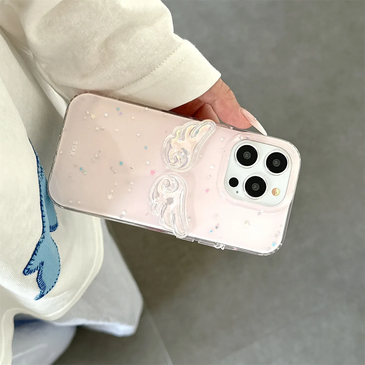 Cute cartoon and fashionable 3D wings Phone Case For iPhone 16 15 14 13 Pro Max fundas iphone 15 case Protective cover 15 15pro - Image 6