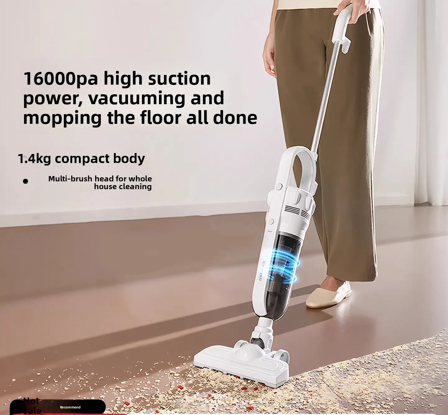 Vacuum Cleaner Household Large Suction Handheld Small Pet Sucking Cat Hair Carpet Powerful Wired Vacuum Cleaner New