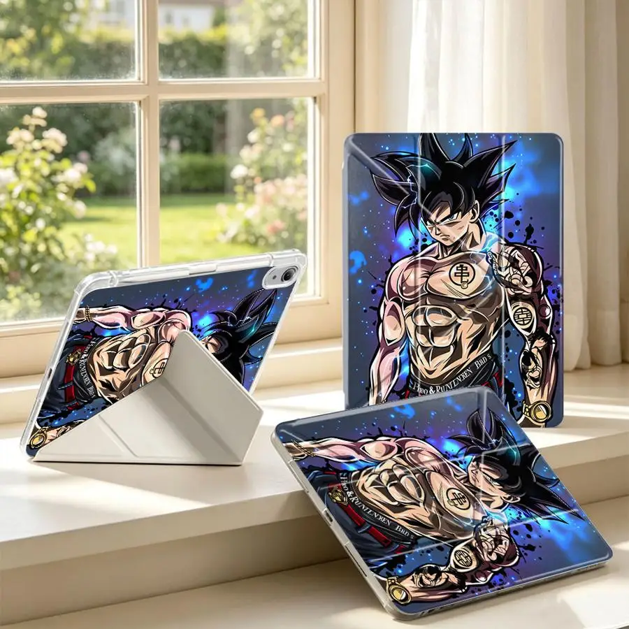 With Pen Slot Cover Tablet Case For Samsung Galaxy Tab S8 S10 Lite A11 A9 Plus A8 S7 FE S9 Plus DragonS BallS Super
