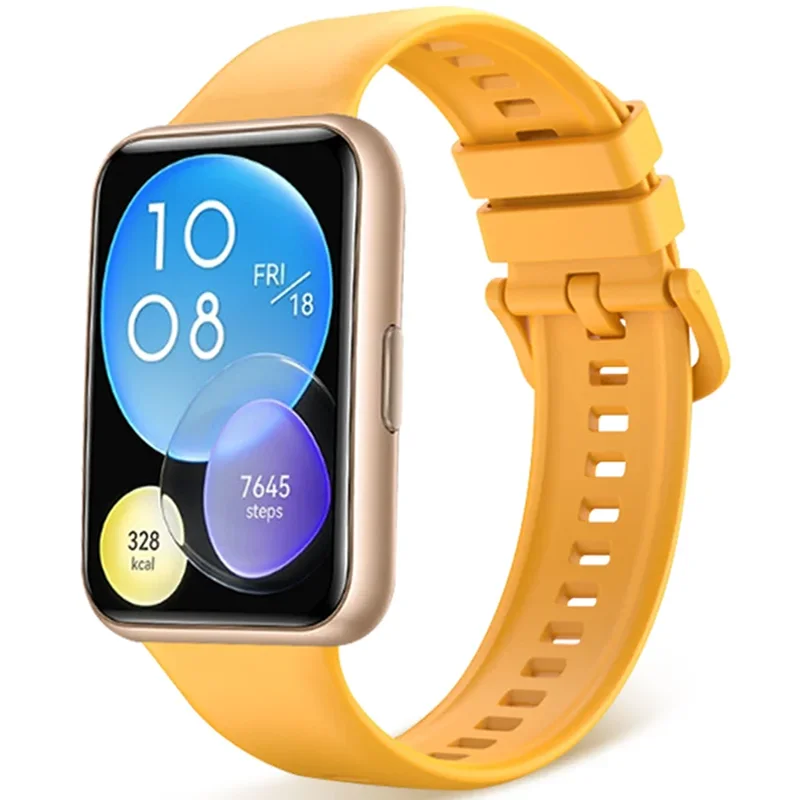 Correa-Bracelet de dehors en Silicone Souple pour Huawei Watch FIT 2, Nouveaux Accessoires de Ceinture, 2022