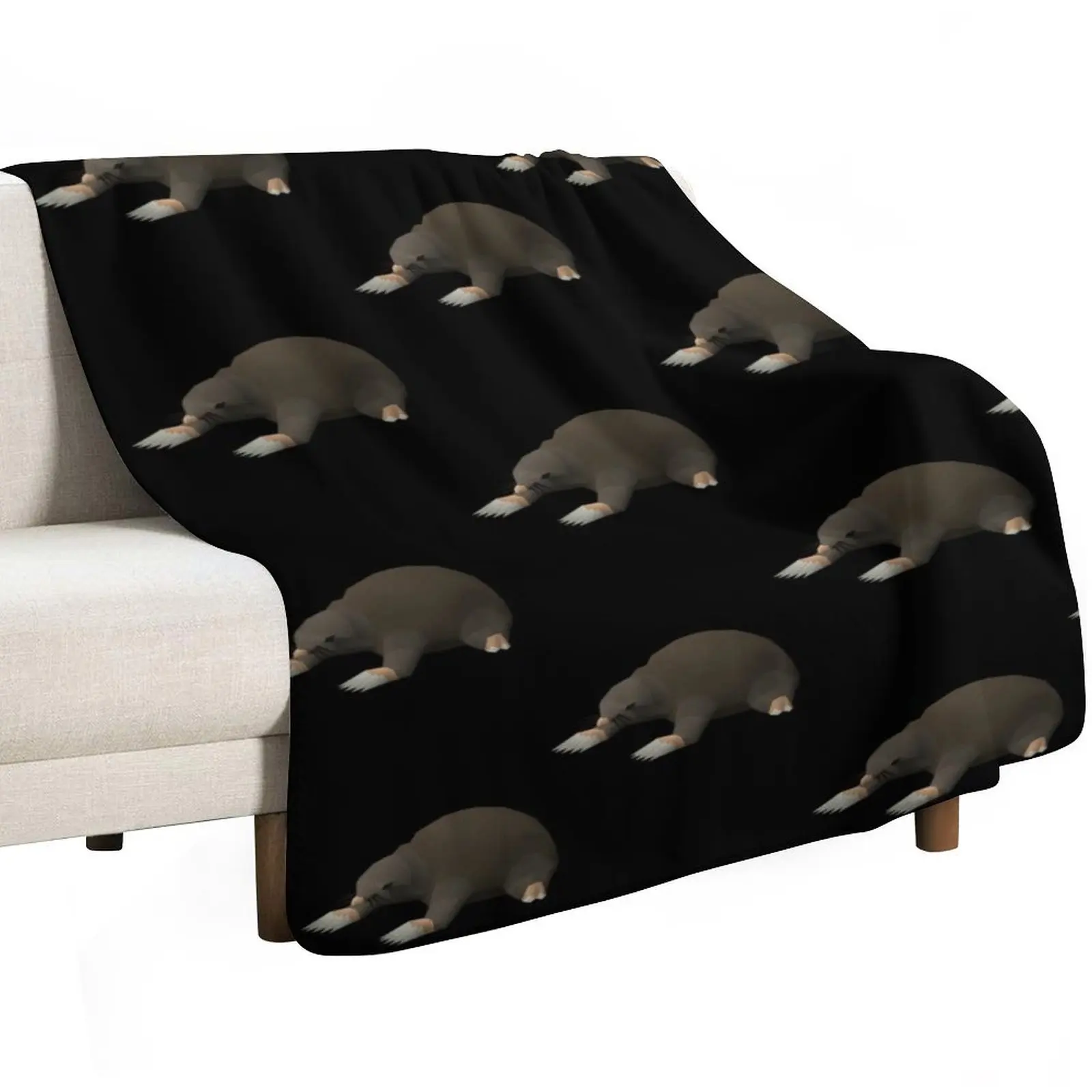 2007scape Giant Mole Throw Blanket Vintage Luxury St Luxury Brand Polar Summer Picnic Blankets