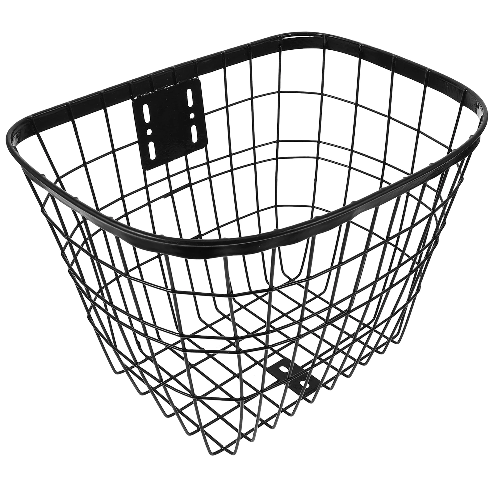 

Iron Bike Basket Durable Front Bicycle Steel Wire Rack for Electric Scooter Adult Compatible Secure Attachment