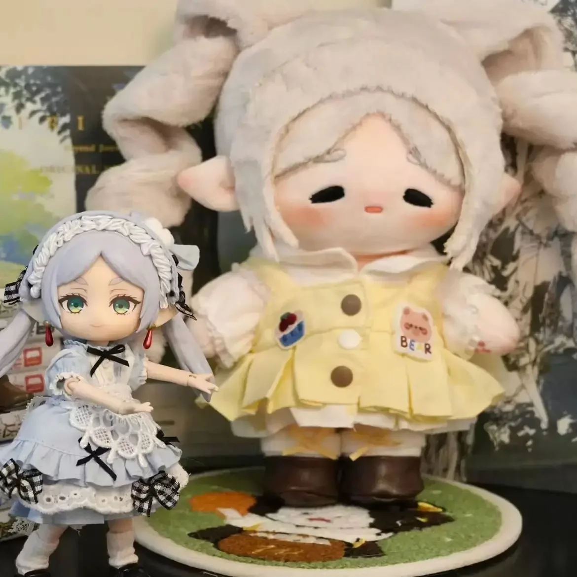 Anime Kawaii Ragazze Frieren Attributo Bambola di Cotone Peluche Peluche Figura di Peluche Giocattoli Della Mascotte Cuscino Cosplay Regali Di Compleanno 20 CM