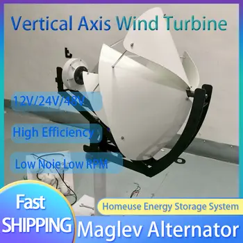 Generátor větrné turbíny s vertikální osou o výkonu 2 kW s hybridním regulátorem, 3fázový střídavý proud, alternativní výstup pro domácnost 10 nejlepší prodej 2kW větrná turbína - №9