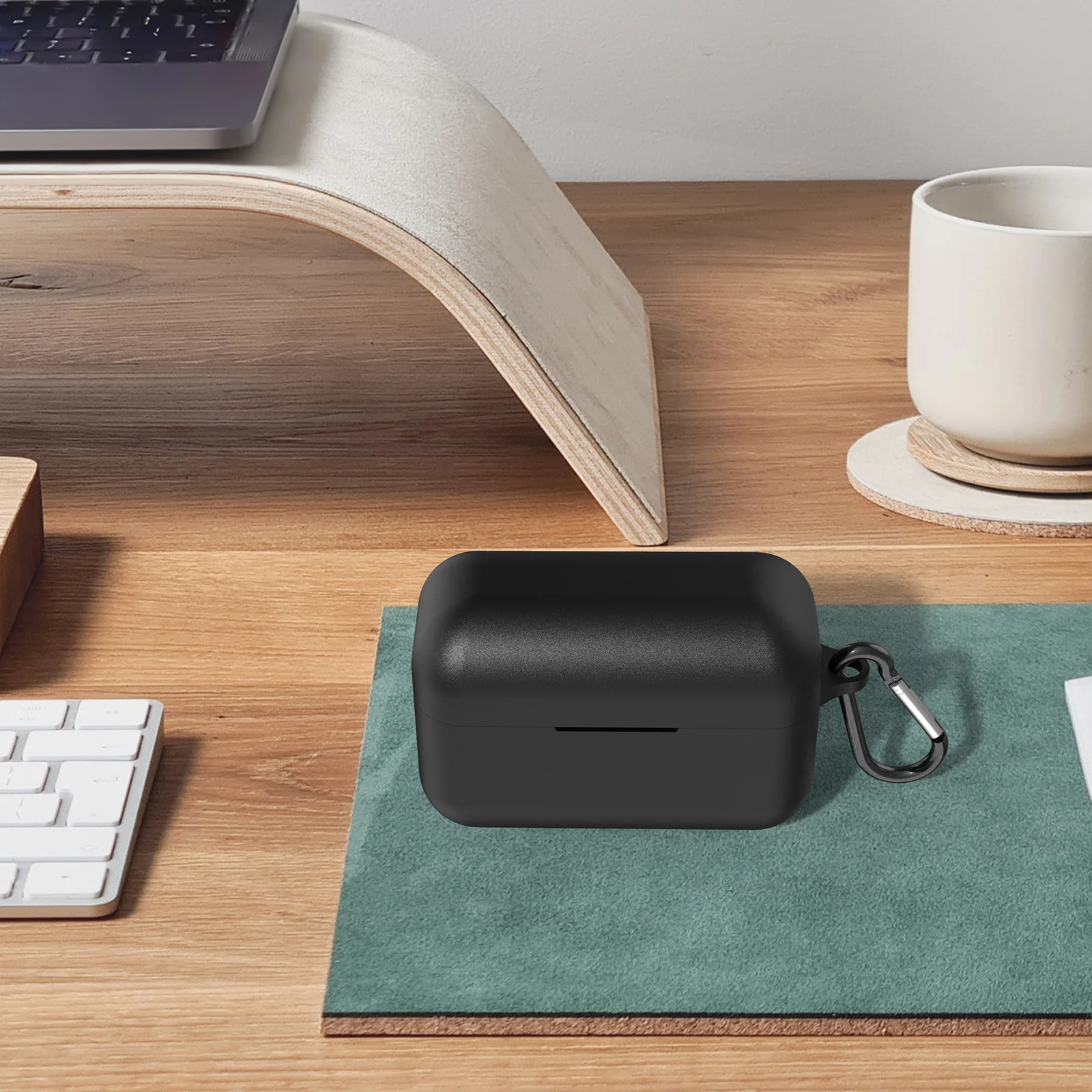Custodia in Silicone Geekria compatibile con JBL LIVE 300 True Wireless Earbuds, Cover in pelle per auricolari