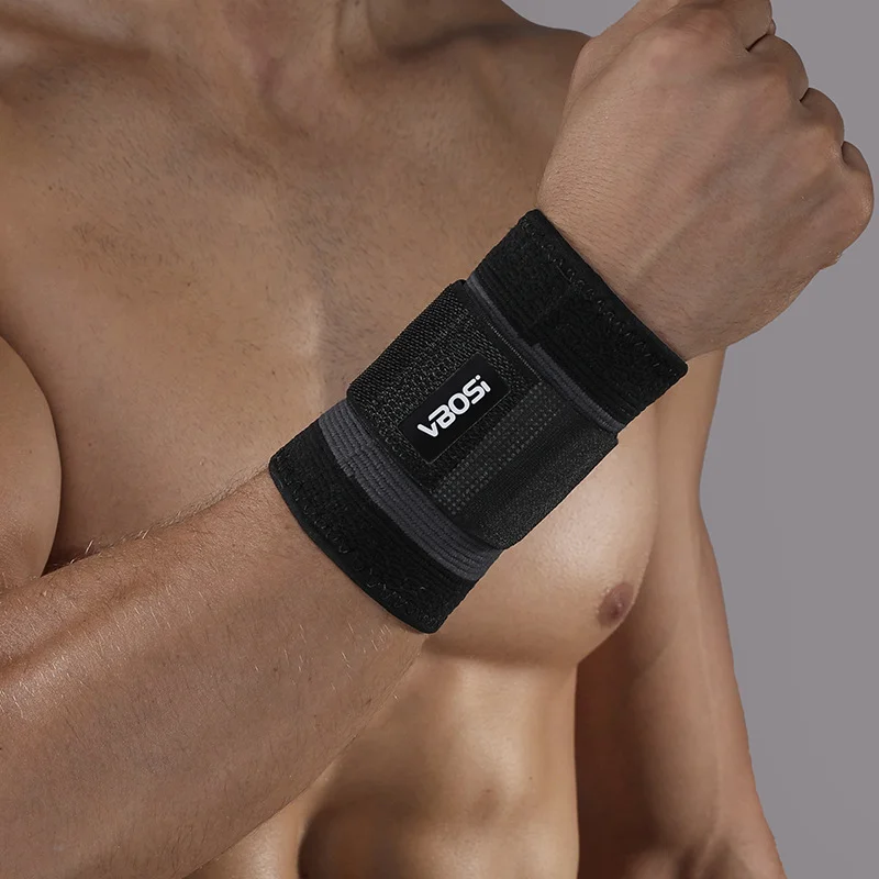 

Nylon Wrist Support Band for Men Durable Sports Injury Prevention Brace Protective Gear for Tennis Badminton Weightlifting