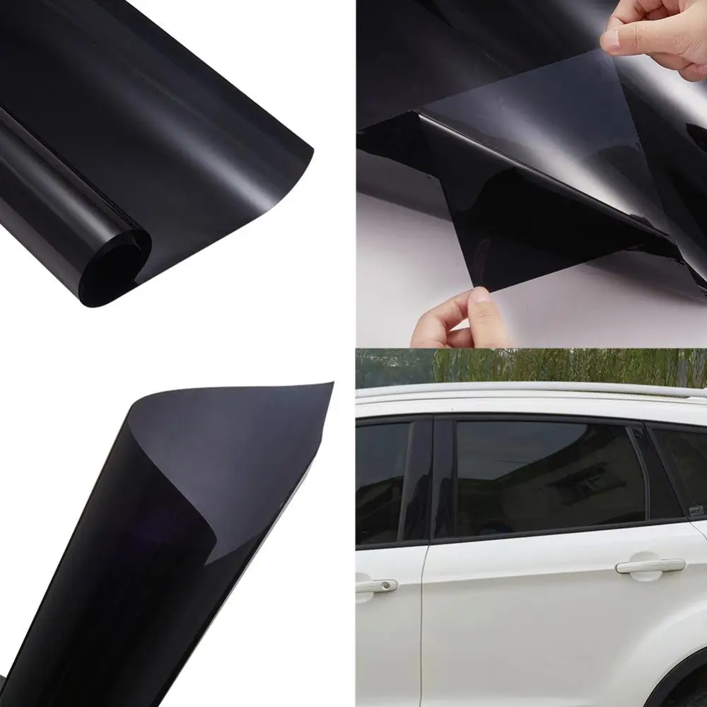 Black Car Window Tint Film Glass Auto Sticker House Commercial Solar Protection Film